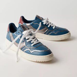 🎉LAST CHANCE🎉 FREE PEOPLE Retro Thirty Love Sneakers / Blue Combo